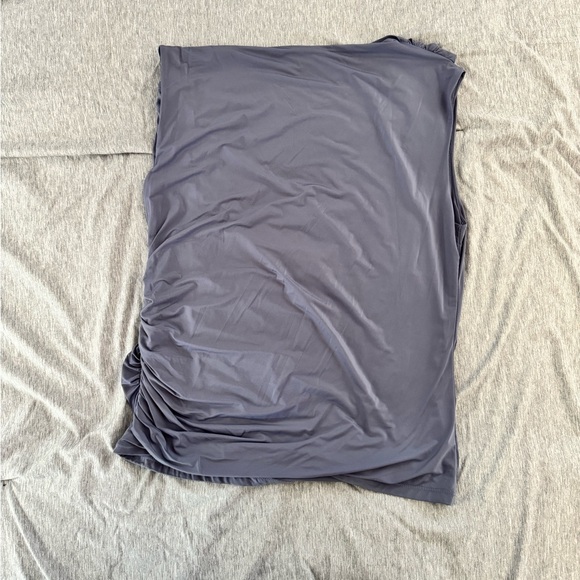 Abercrombie & Fitch Lavender Draped Sleeveless Top - Picture 4 of 5